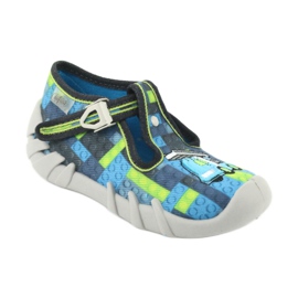 Befado dječje cipele 110P368 plava siva zelena 1
