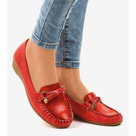 Crvene mat cipele na klin BO-303 crvena 2