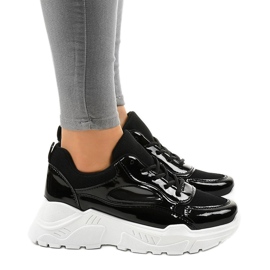 Crne moderne sportske cipele MS381E crna 1