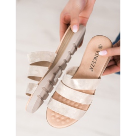 Zlatne VINCEZA papuče zlatni 1