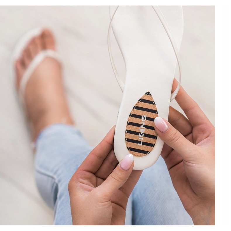 SHELOVET Klasični japanke bijela 2