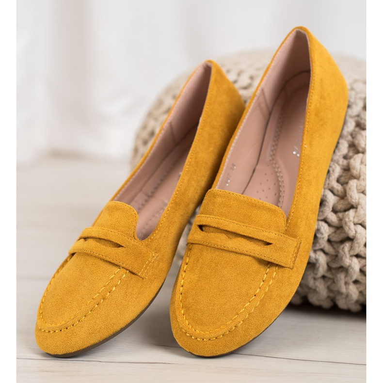 Anesia Paris Elegantne balerine žuta boja 2