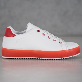 SHELOVET Cipele s šarenim potplatom bijela 2