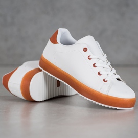 SHELOVET Cipele s šarenim potplatom bijela 2