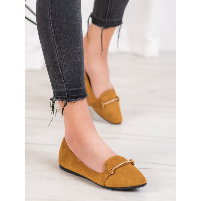 SHELOVET Balerina u špicu smeđa 1