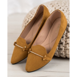 SHELOVET Balerina u špicu smeđa 2