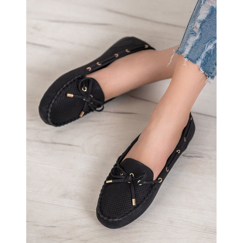 Diamantique Loaferi od eko kože crno 2