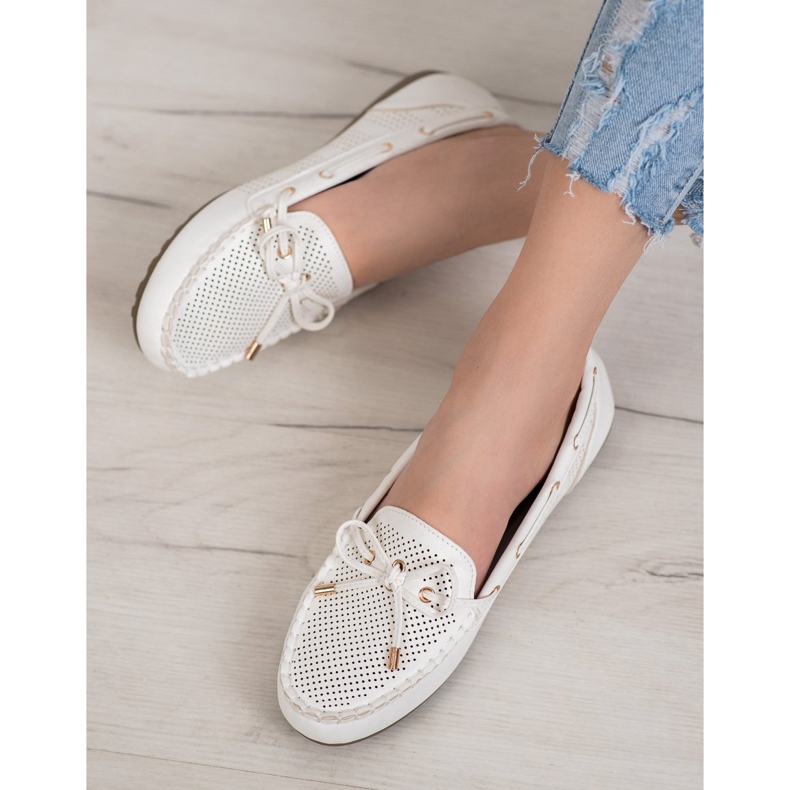 Diamantique Loaferi od eko kože bijela 1