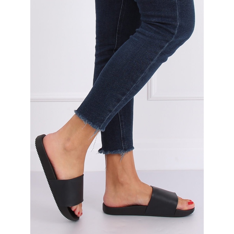 Crne ženske crne papuče CK78P Crne crna 1