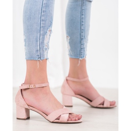 Seastar Elegantne sandale od antilopa ružičasta 2