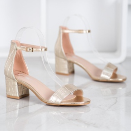 Seastar Sandale s eko kožom zlatni 1