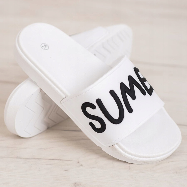 SHELOVET Gumene papuče bijela 1