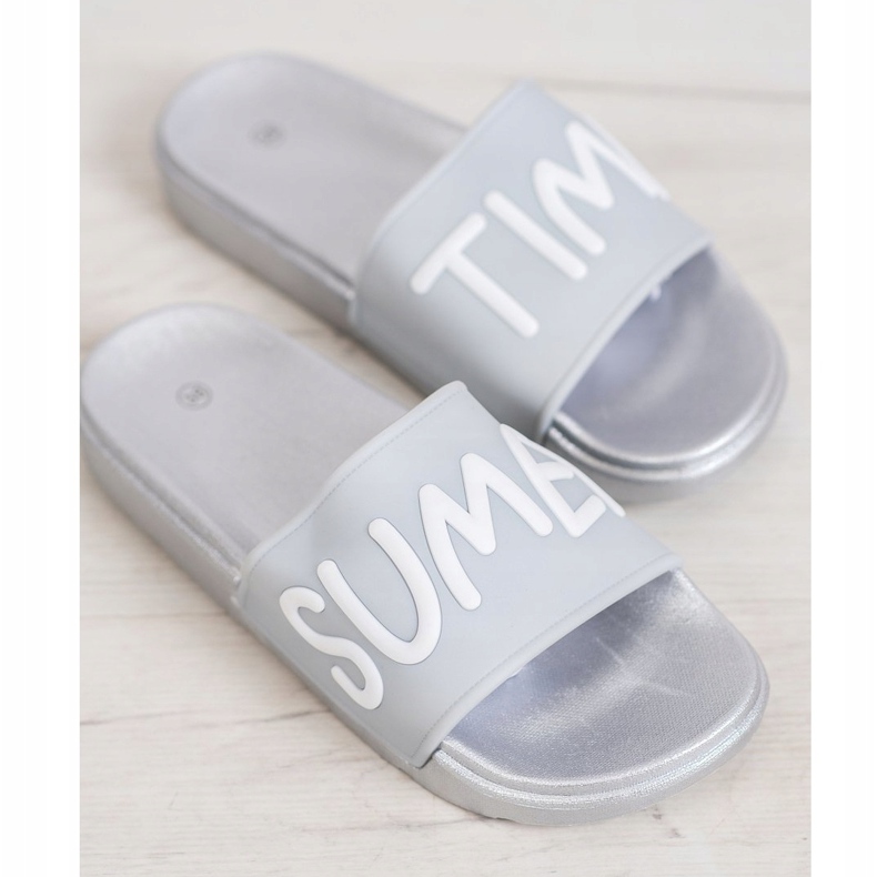 SHELOVET Gumene papuče siva 1