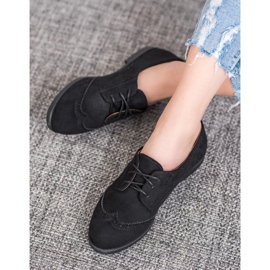 SHELOVET Klasične cipele od antilopa crno 1