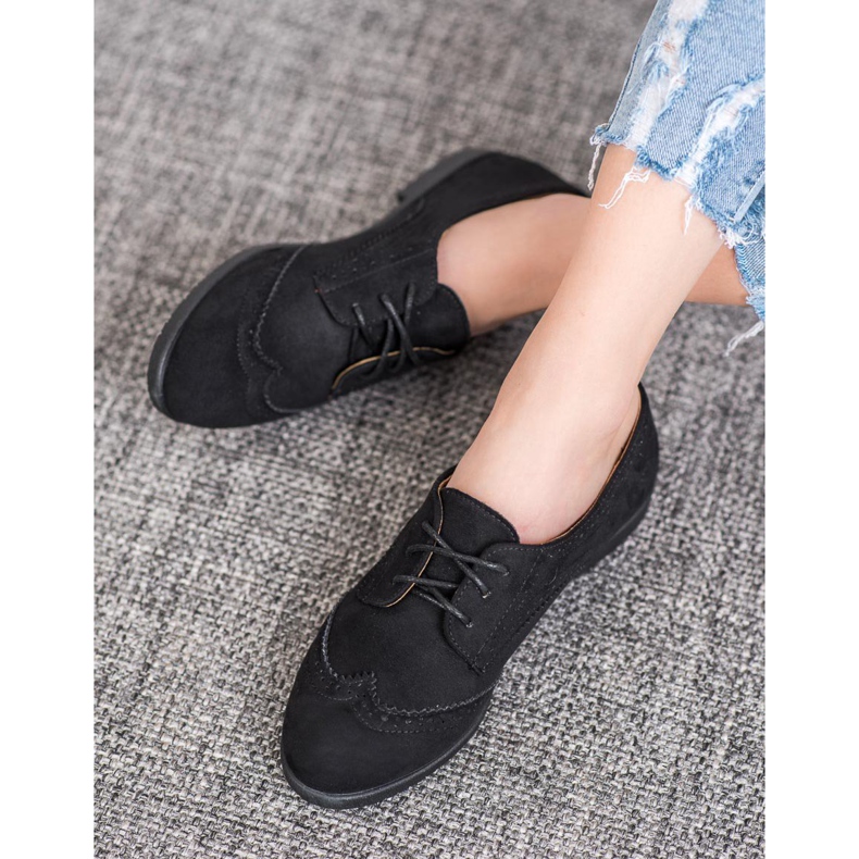 SHELOVET Klasične cipele od antilopa crna 1