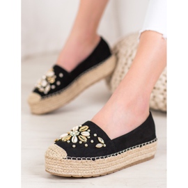 Seastar Espadrile s ukrasima crna 2