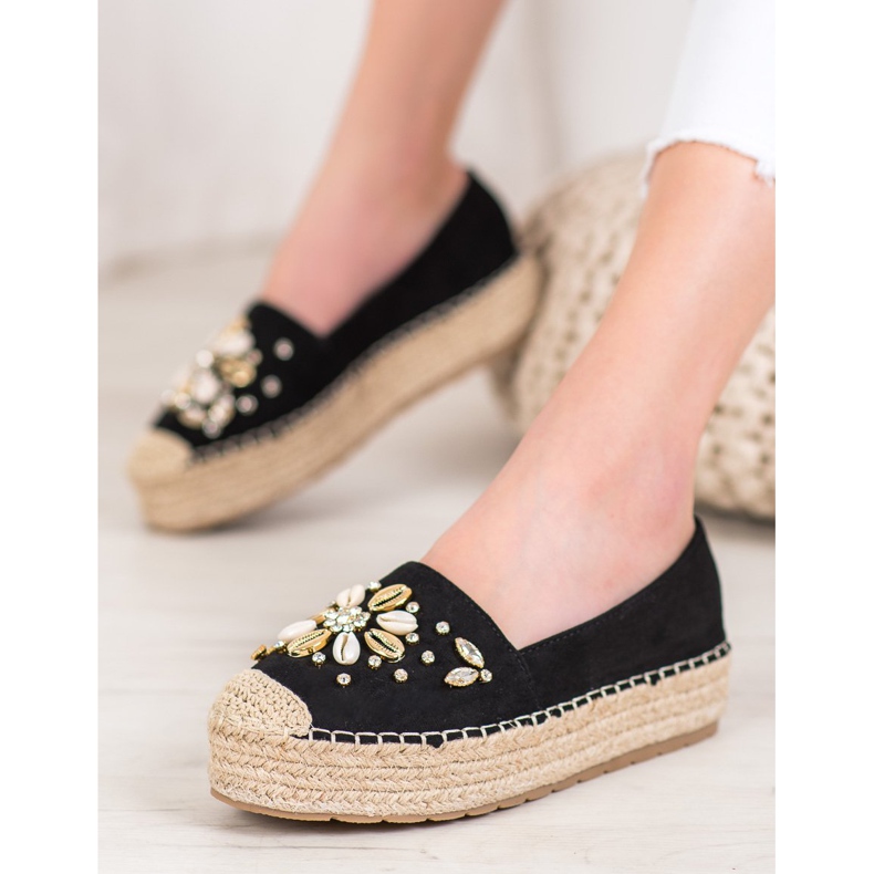 Seastar Espadrile s ukrasima crna 2
