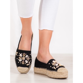 Seastar Espadrile s ukrasima crno 1