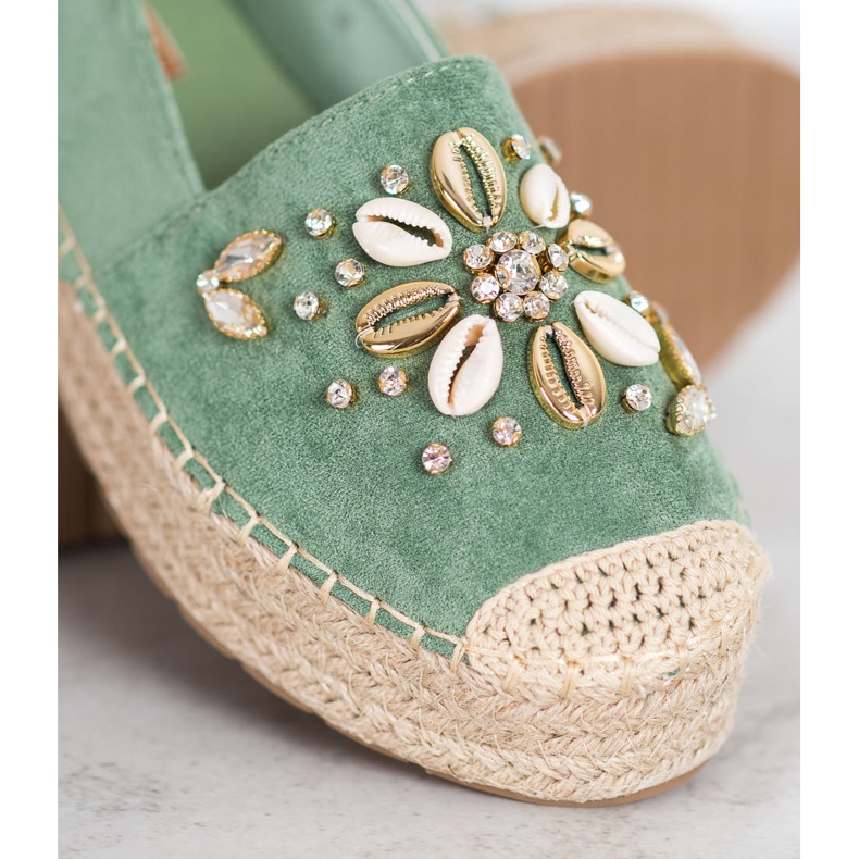 Seastar Espadrile s ukrasima zelena 1