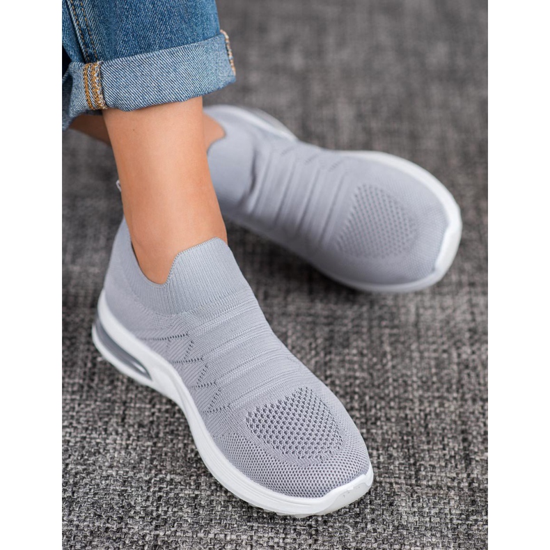 Diamantique Sive klizne cipele siva 1