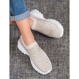 Diamantique Sportske cipele s kristalima smeđa 1