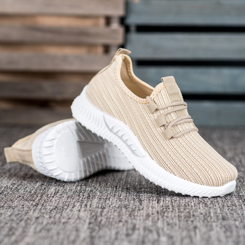 SHELOVET Tekstilne sportske cipele smeđa 1