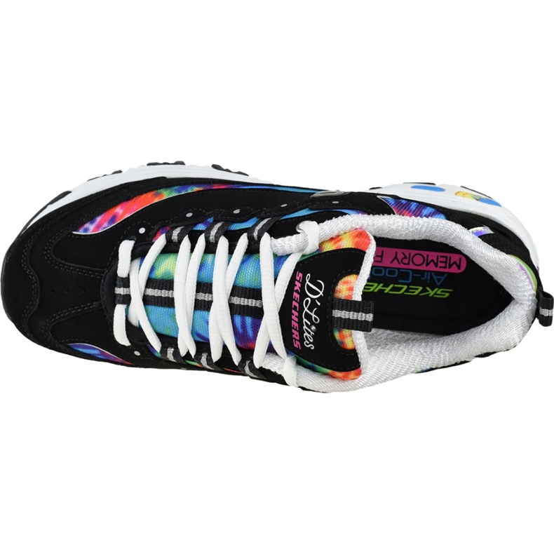 Skechers D'Lites Ljetna Fiesta W 149015-BKMT crno 2