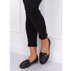 Crne ženske mokasine A8636 Crne crno 2