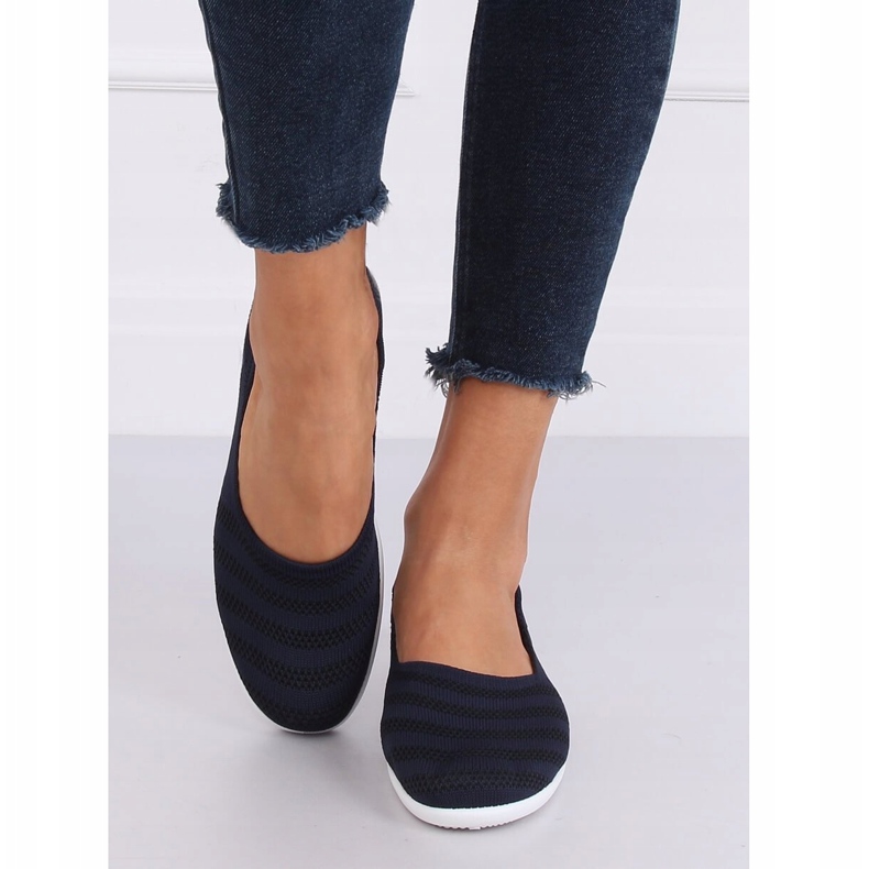 IC03 Mornaričke tamnoplave mrežaste balerinke mornarsko plava 1