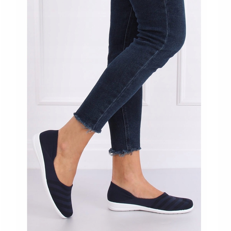 IC03 Mornaričke tamnoplave mrežaste balerinke mornarsko plava 2