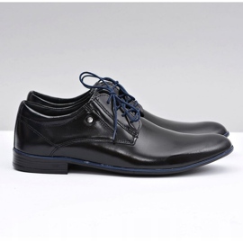 KOMODO Crne kožne elegantne cipele iz Massimiliana crna 2