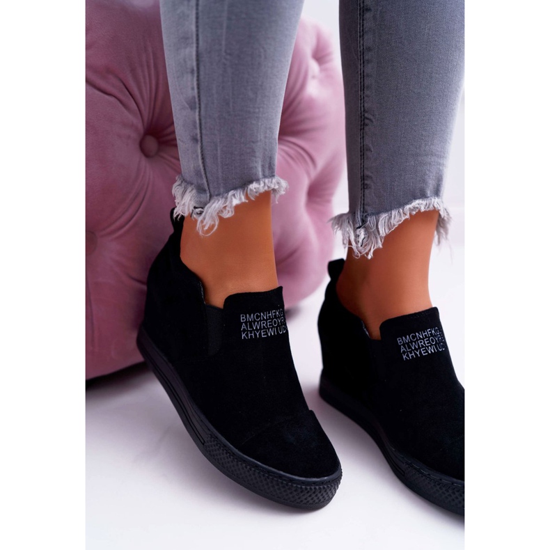 Ženske tenisice Tenisice Lu Boo Slip-on Black Kaori crna 1