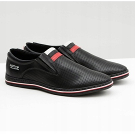 Joker Kožne muške crne cipele na klizanje Mello crno 1