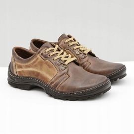 Joker Favello Muške klasične kožne smeđe broge smeđa 1