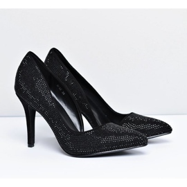 Vices Ženska crna antilop asimetrični kamenčići Santee 1