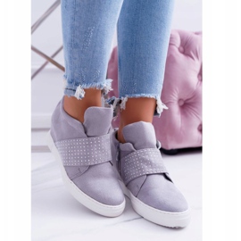 Ženske tenisice Grey Lu Boo Sequins PinkSugar siva 2