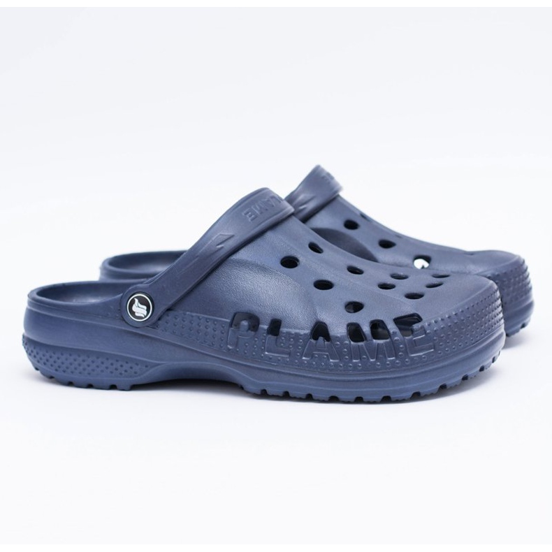 Flameshoes Muške papuče za bazen Kroks Eva Navy Blue mornarsko plava 2