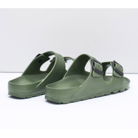 Flameshoes Muške vrtne lagane papuče s maslinama zelena 4