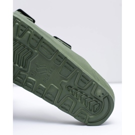 Flameshoes Muške vrtne lagane papuče s maslinama zelena 6