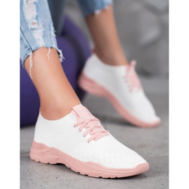 Seastar Lagane sportske cipele bijela ružičasta 1