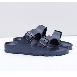 Flameshoes Muške tamnoplave vrtne svijetle papuče tamnoplava 1