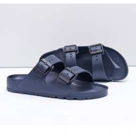 Flameshoes Muške tamnoplave vrtne svijetle papuče tamnoplava 2