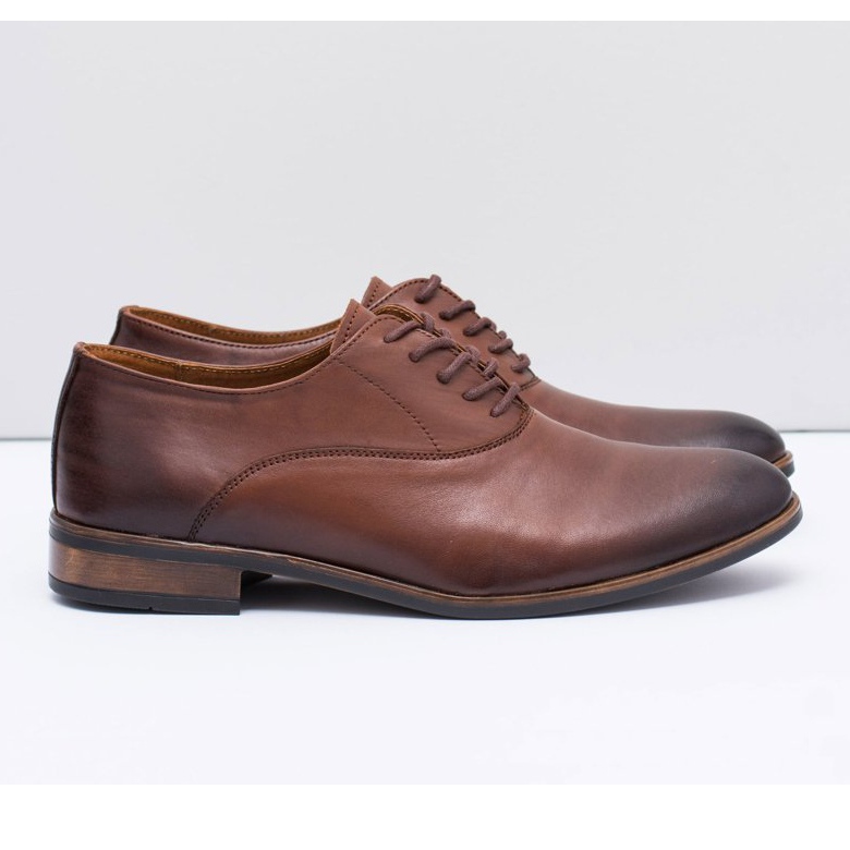 Bednarek Polish Shoes Muške cipele Bednarek Službene kožne cipele Brown Clark smeđa 2