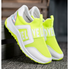 Seastar Sliponi na platformi Love bijela zelena 2