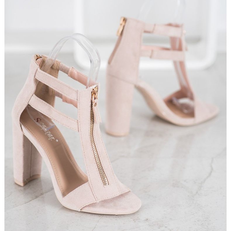 Seastar Sandale sa patentnim zatvaračem smeđa 1