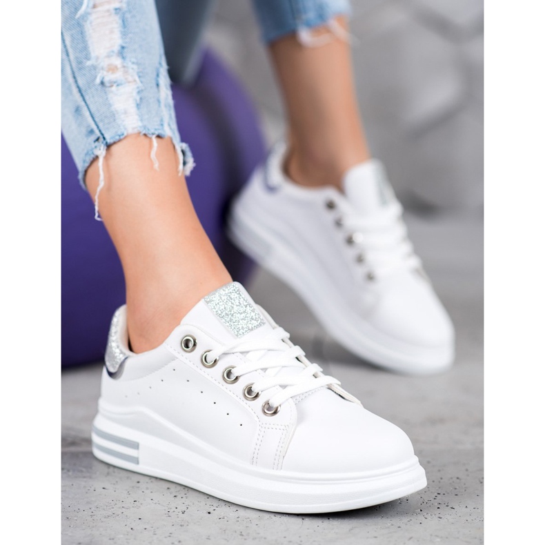 Diamantique Sportska obuća na platformi bijela 1