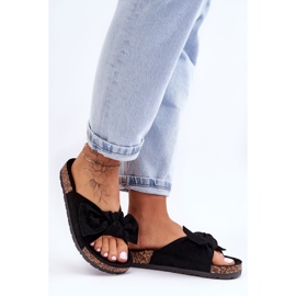 PS1 Ženske crne papuče na plutu Wendy crno 1