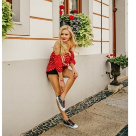 Big Star Crne posrebrene tenisice BB274013 crna 1