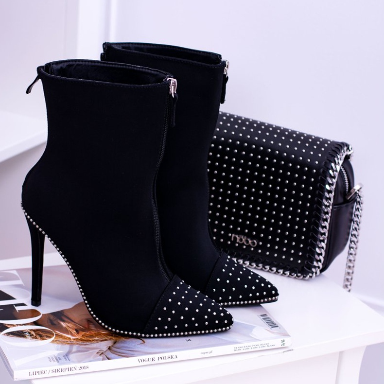 BUGO Crne čizme od antilopa na Regio peti crno 1