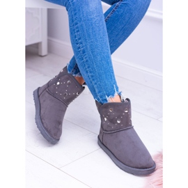 BUGO Ženske sive tople čizme za snijeg antilop Biggy siva 2